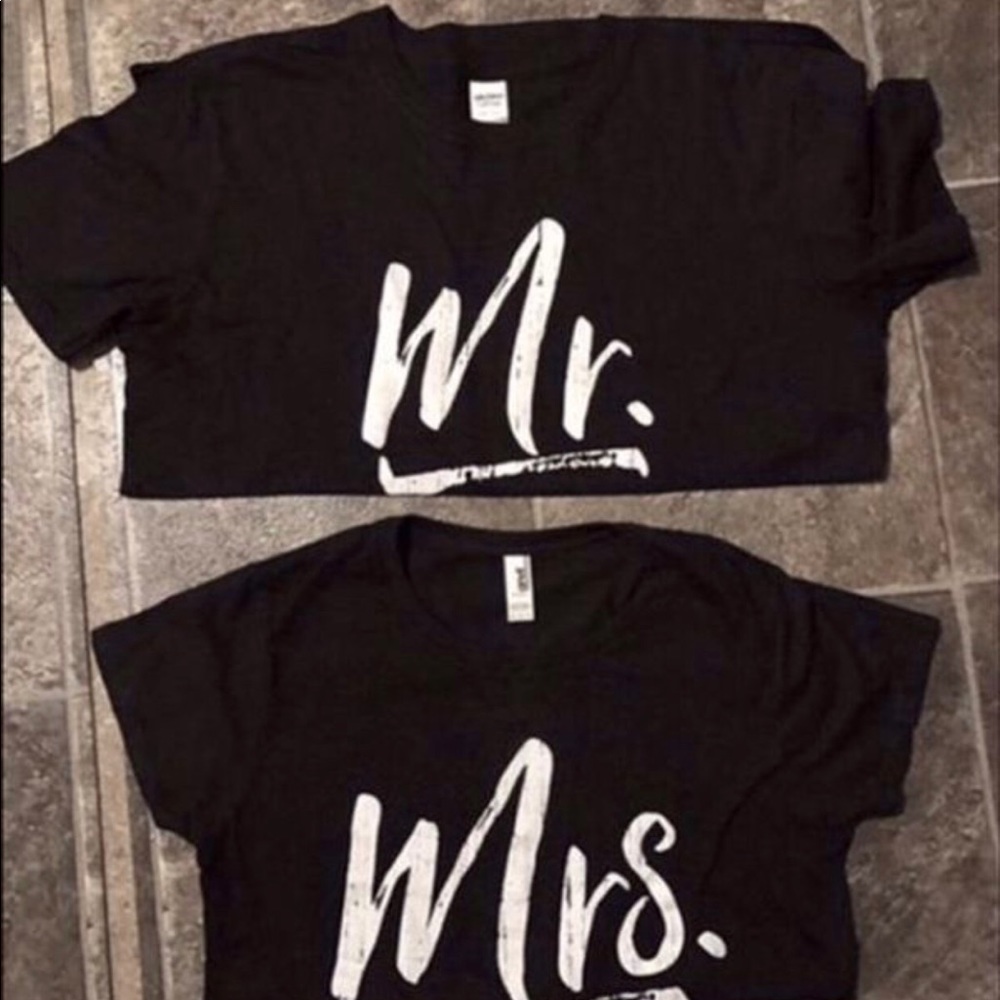 Mr & Mrs shirts